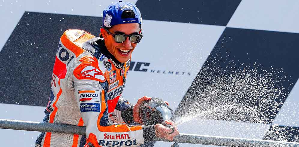 Tiga Kemenangan Beruntun Marc Marquez